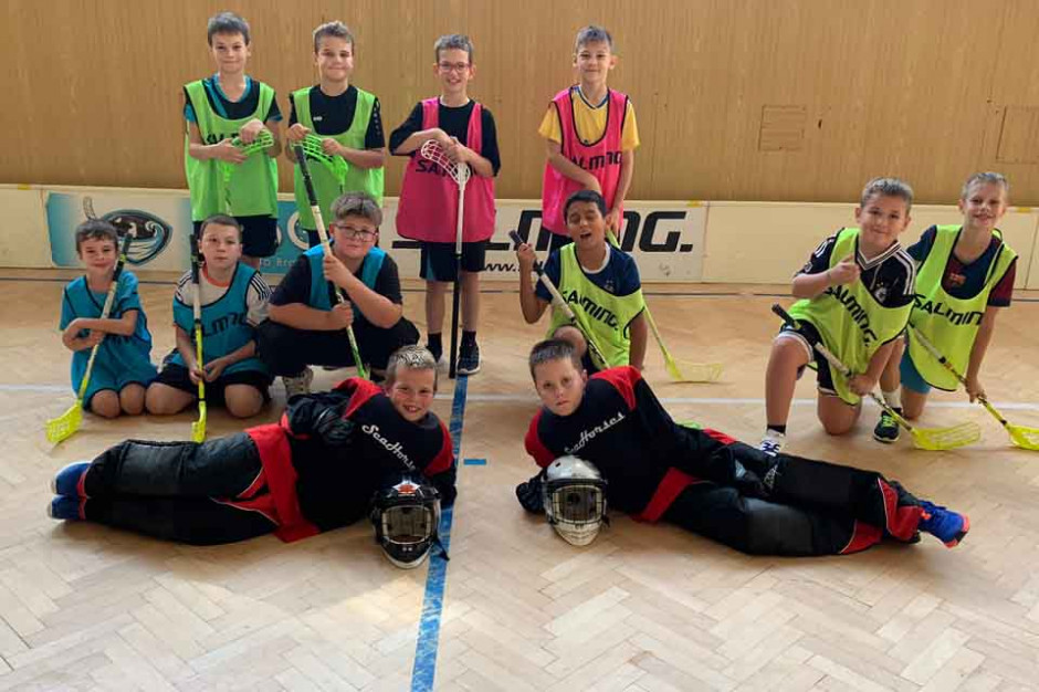Krúžkové florbalové tréningy ŠK FbO (3.- 4. ročník ZŠ) začali.